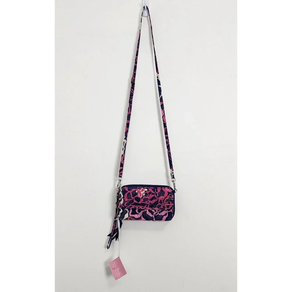 Vera Bradley All In One Crossbody Travel Wallet Katalina Pink NWT Limtd Edition - Picture 5 of 12